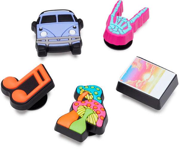 Actual product image Crocs Jibbitz- Funky RoadTrip/5 Pack (One size)