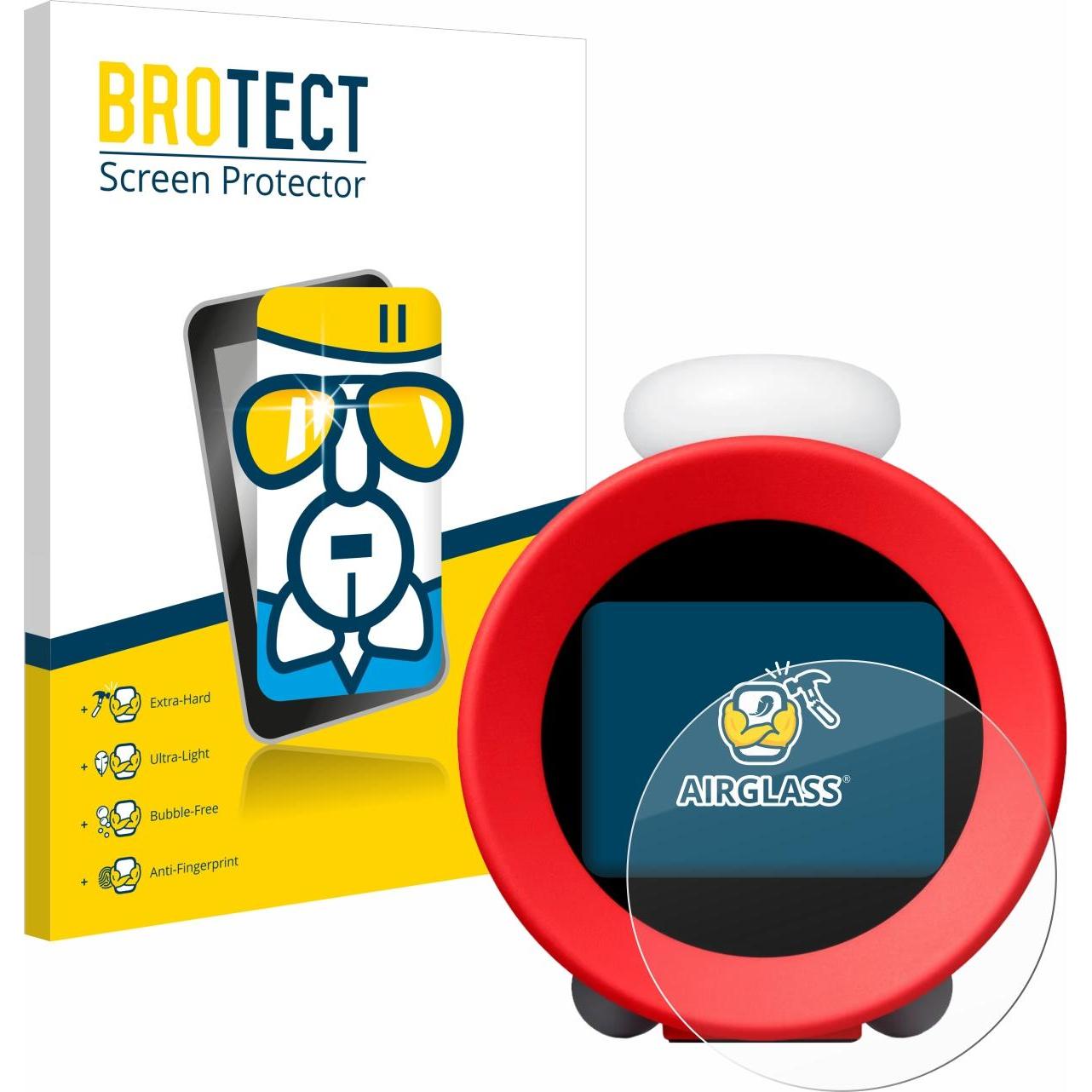 BROTECT Schutzglas Schutzfolie Displayschutz Display Schutz Glas Panzer Folie klar, Smartwatch Schutzfolie, Transparent