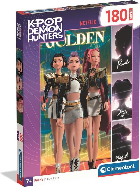 Actual product image Clementoni Supercolor KPop Demon Hunters (180 pieces)
