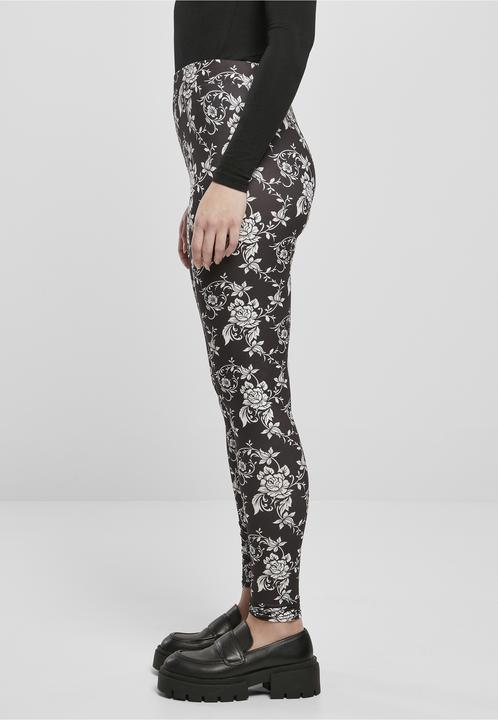Actual product image Urban Classics Ladies Soft AOP Leggings (XS)