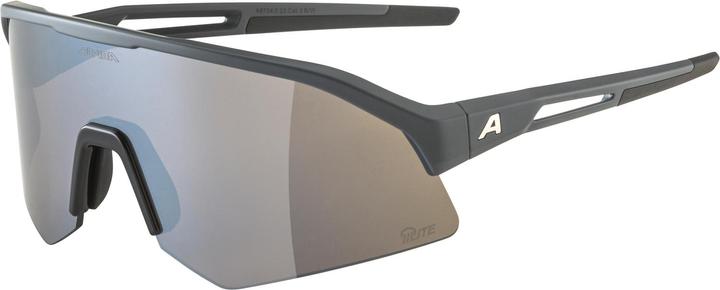 Immagine prodotto ALPINA SPORTS Sonic HR Q-Lite (Grigio notte opaco, Argento)
