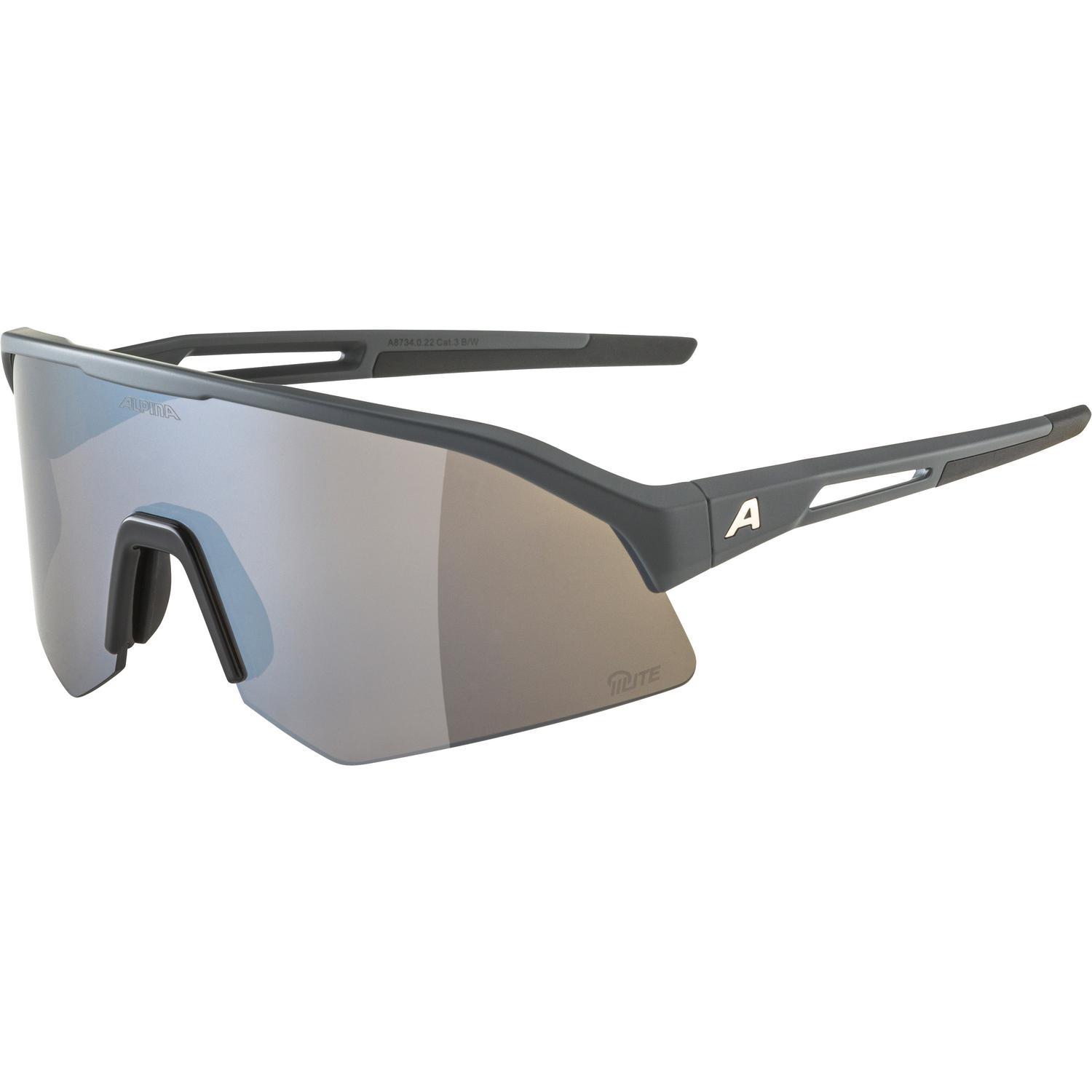 Thumbnail - ALPINA SPORTS, Herren, Sportbrille, Sonic HR Q-Lite (Midnight-grey matt, Silber), Grau