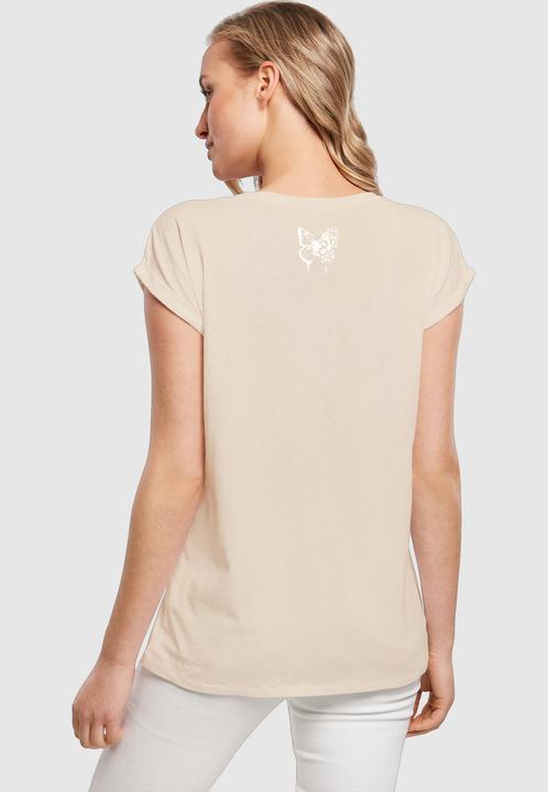 Produktbild Merchcode Ladies Flowers Bloom Extended Shoulder Tee - 113661 (L)