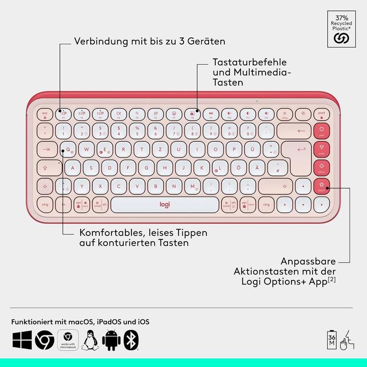Actual product image Logitech POP Icon Combo (DE, Wireless)