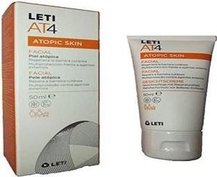 Produktbild Leti LETIAT4 Atopic Skin Facial Gesichtscreme, 50 ml Creme (50 ml, 24h Creme, SPF 50)