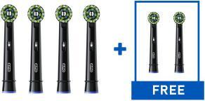 Actual product image Oral-B CrossAction Replacement Brush Heads, Black, 6-Count (6x)
