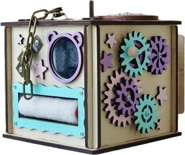 Actual product image Activity Board Handmade activity cube, activity centre, travel busy cube, busy cube for children