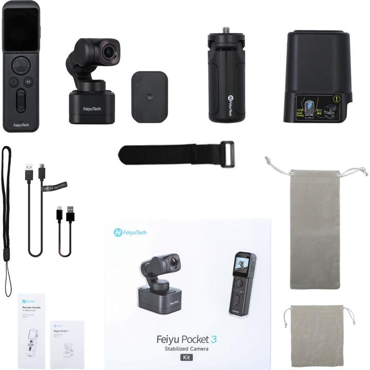 Actual product image FeiYu Tech Pocket 3 handheld remote (Gimbal handle)