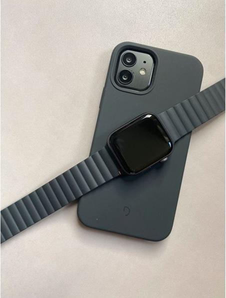 Image du produit Cyberport bracelet silicone magnétique LITE noir 38-40mm (Silicone, Apple Watch Series 8)