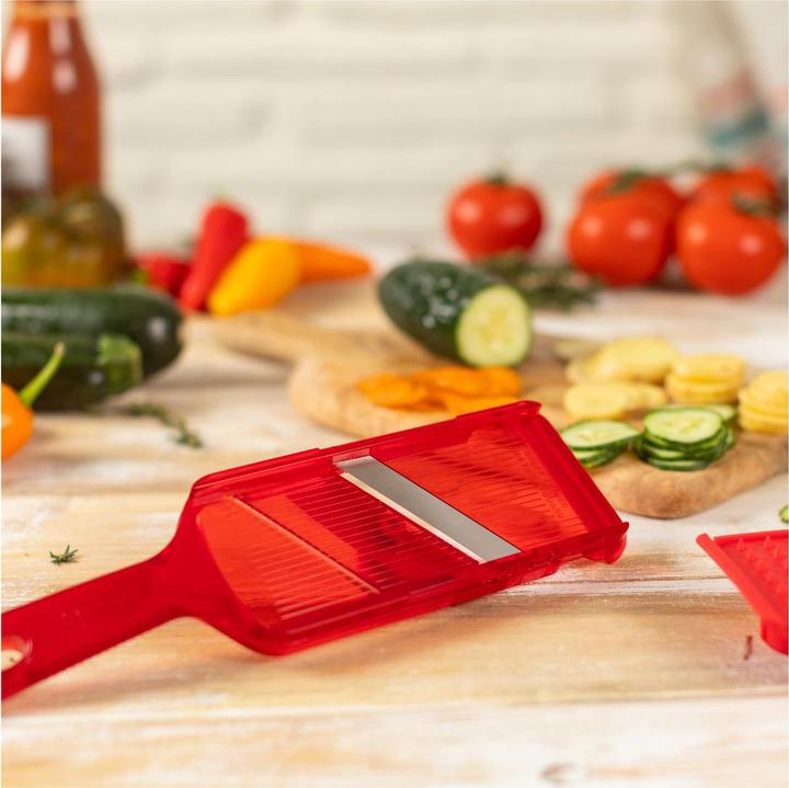 Actual product image Kuhn Rikon Mandolin adjustable red