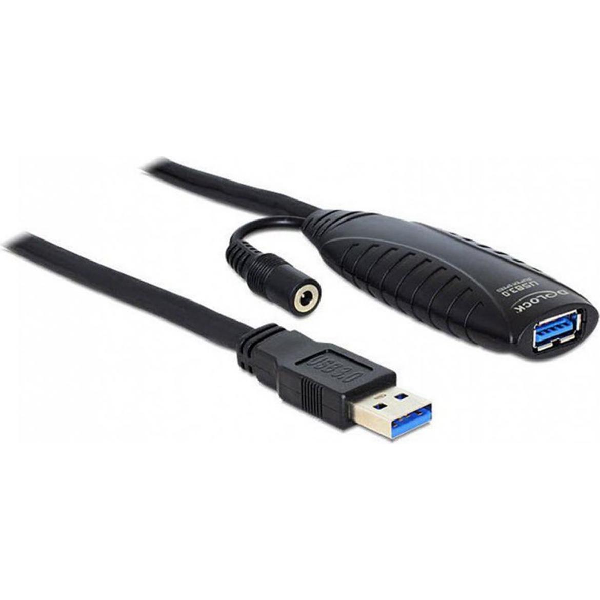 Delock Aktives USB 3.0 Verlängerungskabel (10 m, USB 3.0), USB Kabel
