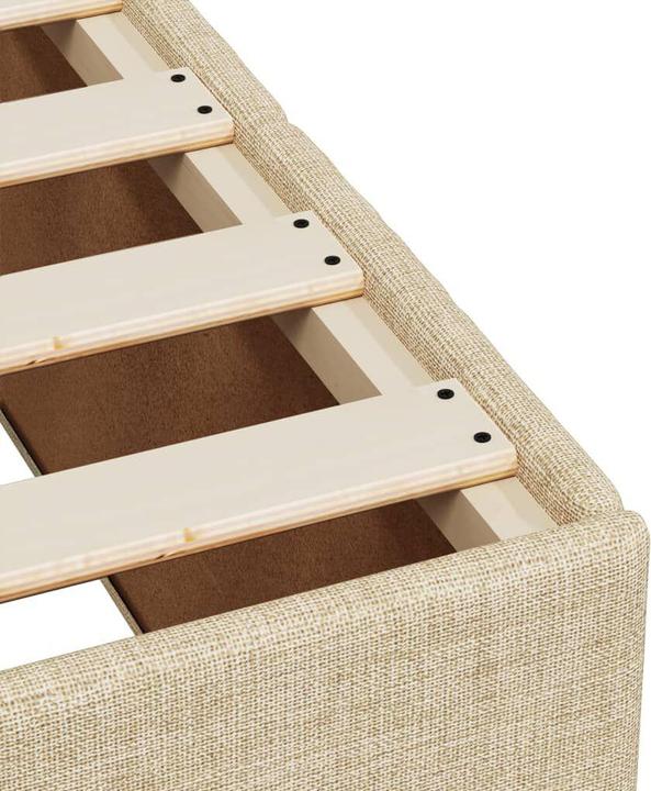 Actual product image vidaXL Fabric bed frame (90 x 190 cm)