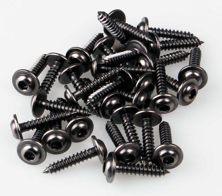 Kuza Vis à tôle 3x12mm avec hexagone interne 2,5mm 30pcs. (30 Vis par pièce)