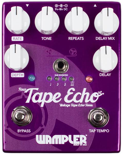 Image du produit Wampler Pedals Faux Tape Echo Delay V2 (Guitare)