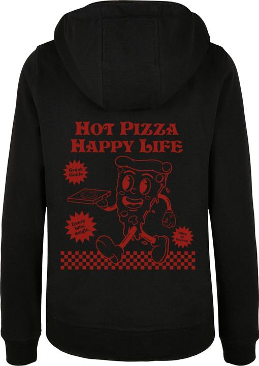 Produktbild Merchcode Ladies Hot Pizza Happy Life Hoody - 198517 (M)