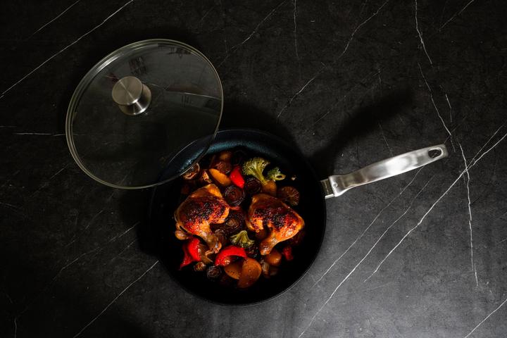 Image du produit Swiss Diamond CXD Induction Poêle/couvercle ss PFAS 28 cm (28 cm, Poêle à frire, Aluminium)