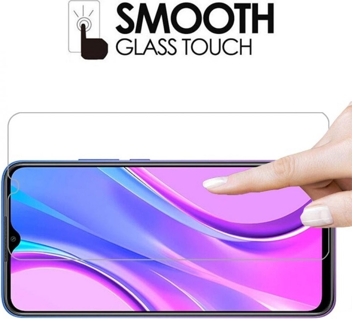 Immagine prodotto Screenguard Xiaomi Redmi 9 Pellicola protettiva di vetro Custodia Design amichevole (Xiaomi Redmi 9)