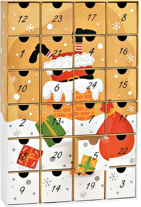 Actual product image G. Wurm Advent calendar with 24 boxes