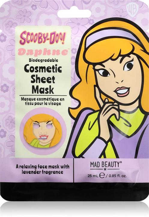 Actual product image Mad Beauty Scooby Doo Daphne Cell Layer Mask
