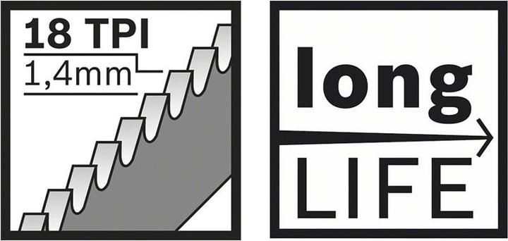 Produktbild Bosch Professional Zubehör Säbelsägeblatt S 922 EF, Flexible for Metal, 5er-Pack