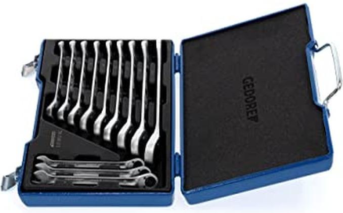 Produktbild Gedore 7 UR-012 Satz Maulschlüssel mit Ringratsche, umschaltbar 12-teilig 8-19 mm (12 mm, 14 mm, 16 mm, 10 mm, 11 mm, 15 mm, 8 mm, 9 mm, 13 mm)
