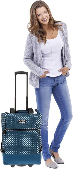 Actual product image Punta Wheel Einkaufstrolley faltbar mit Thermo-Kühltasche (35L)