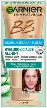 Produktbild Garnier GARNIER Hyaluronic Aloe All-In-1 BB Cream nawilżający krem BB do skóry mieszanej i tłustej Jasny 50m