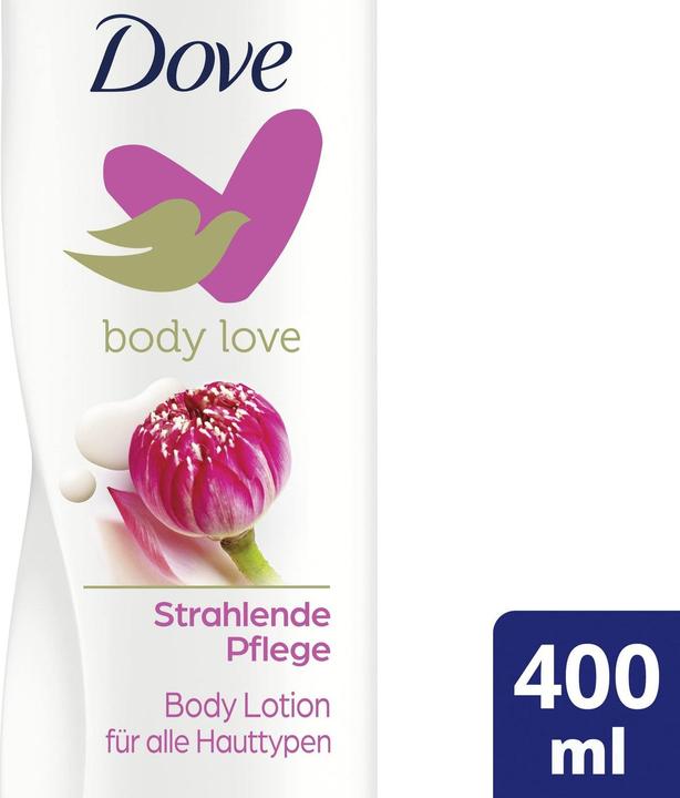 Image du produit Dove Lotion corporelle à l'eau de riz 400 ml (Lotion pour le corps, 400 ml)