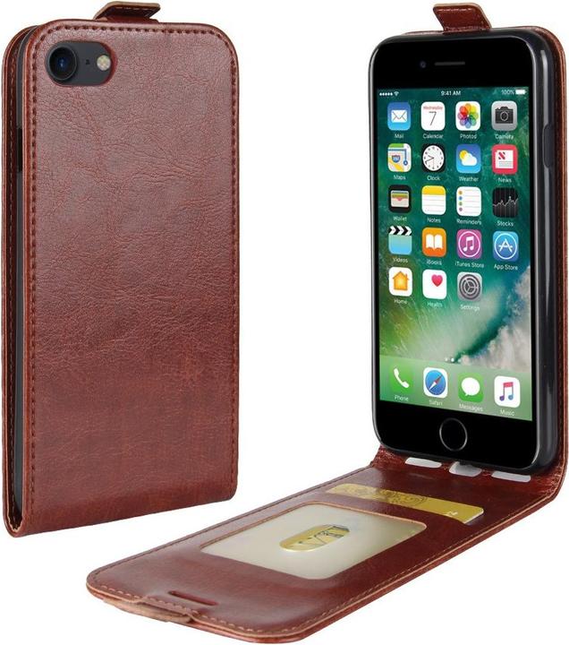 Produktbild Cover-Discount Klassisches Leder Flip Case (Apple iPhone SE, Apple iPhone 7, Apple iPhone 8)