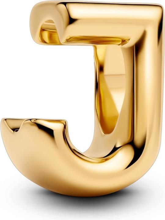 Image du produit Pandora Charm Lettre J Plaqué Or (Plaqué or, Métal)