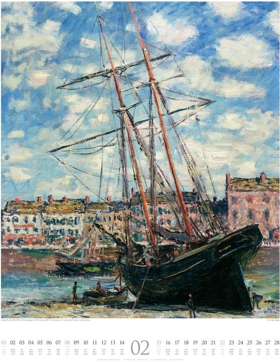 Image du produit Claude Monet - Wasser und Licht Kalender 2026 (Couverture rigide, Français, Allemand, Anglais)