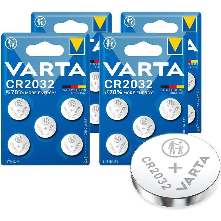 Varta CR2032 (20 pz., CR2032, 230 mAh), Batterie + pile