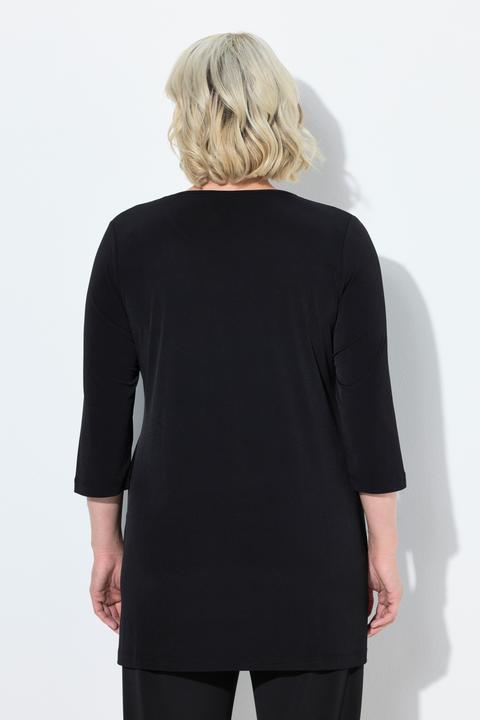 Actual product image Ulla Popken Matte Jersey Round Neck Tunic (56)