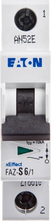 Actual product image Eaton Circuit breaker 1 pole 6A