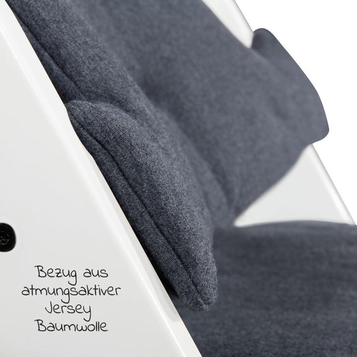 Actual product image Hauck Highchairs Highchair Alpha Plus White in economy set incl. seat cushion (Stair high chair)