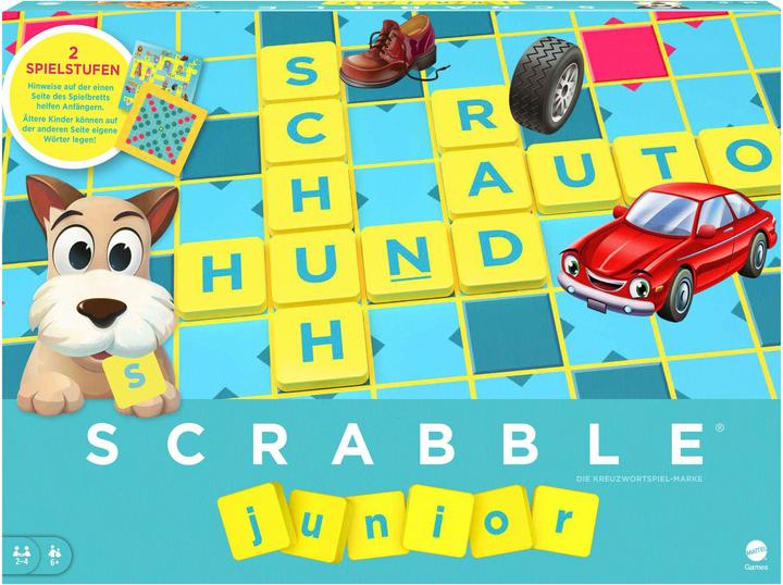 Mattel Games Scrabble Junior (German, 2 - 4 Players)