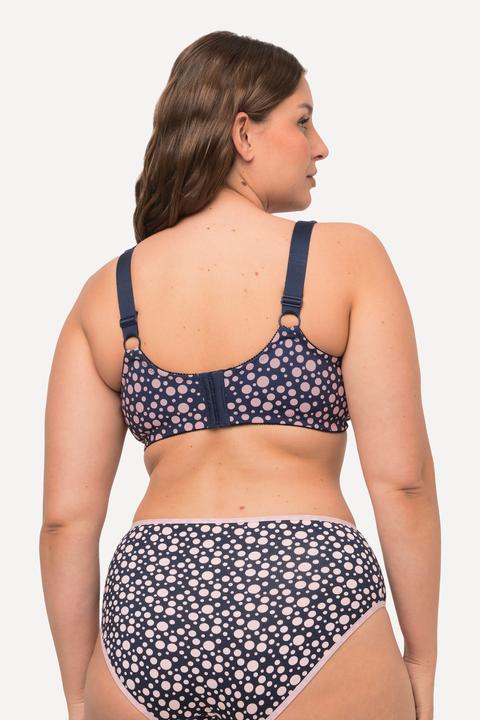 Image du produit Ulla Popken Soutien-gorge de maintien, sans armatures. Imprimé à pois. Bonnet C-H. (90 C)