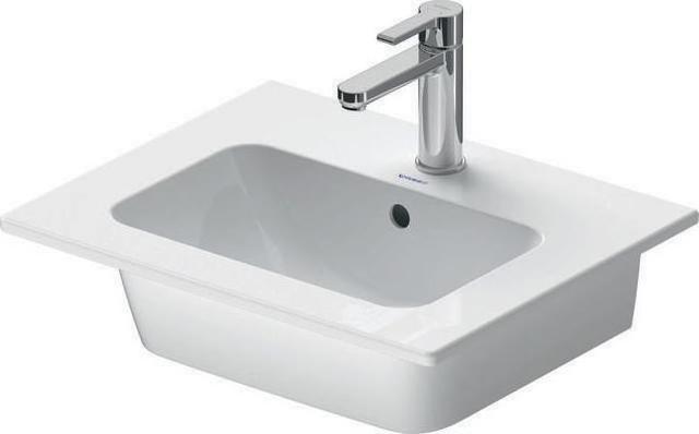 Actual product image Duravit Furniture washbasin ME by Starck m ÜL m HLB 530x490mm o HL white sdm WG (490 mm, 530 mm)