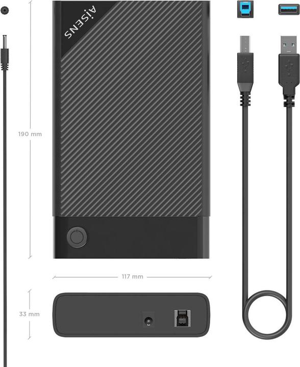 Produktbild Aisens ASE-3529B (3.5")