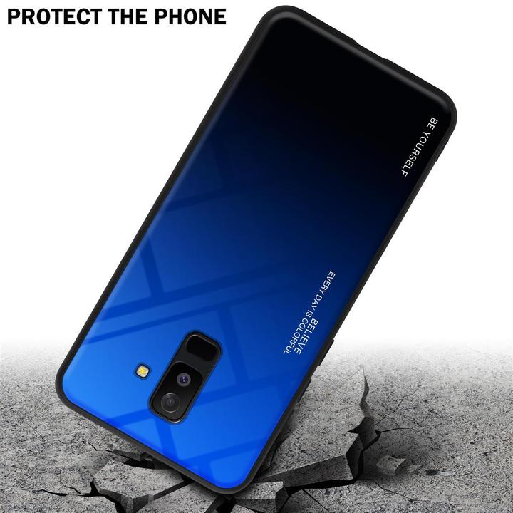 Actual product image Cadorabo TPU 2 colors glass cover (Samsung Galaxy A6+)