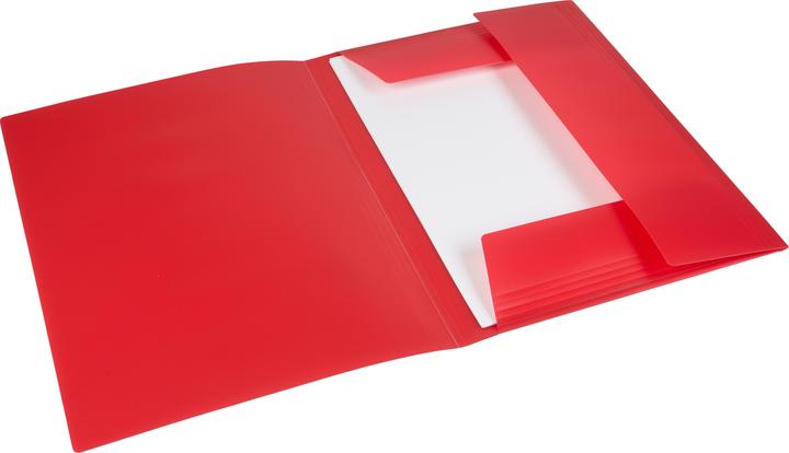 Produktbild Idena Sammelmappe A3 PP mit Gummizug rot (A3, 1x)