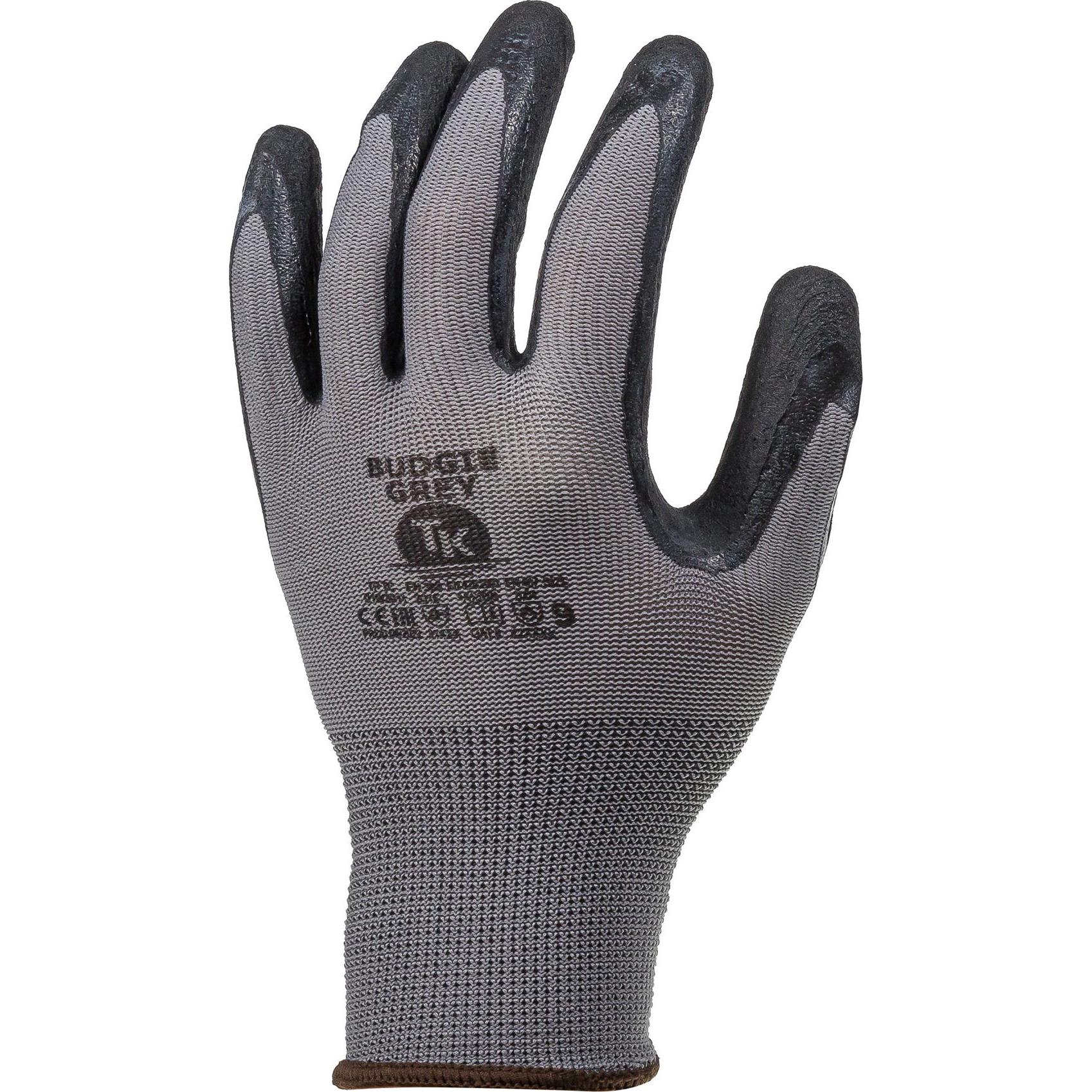 TK, Guanti di sicurezza, Guanti BUDGIE, taglia 8, grigio (8)