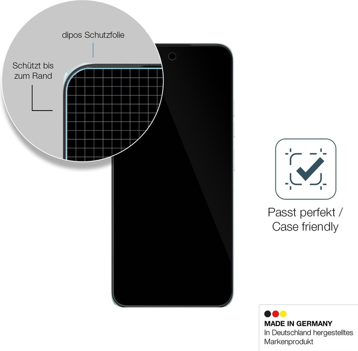 Actual product image Dipos Anti-Shock Screen Protector Clear (1 Piece, Tcl 30 5g)