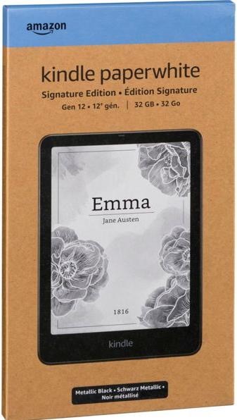 Immagine prodotto Amazon Kindle Paperwhite 2024 12th Gen Signature (7", 32 GB, Metallico)