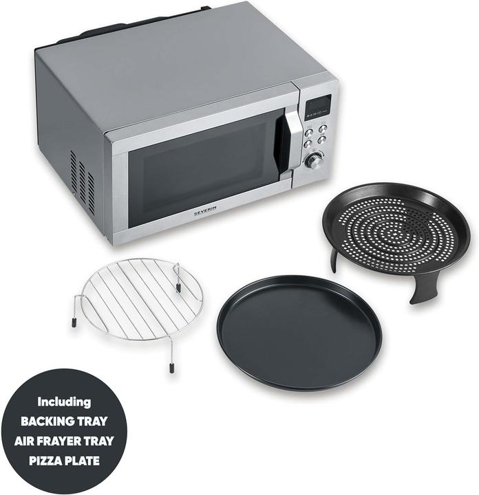 Produktbild Severin Mikrowelle mit Heissluft und Grillfunktion, 4-in-1 mit Air Fry Funktion (25 l)