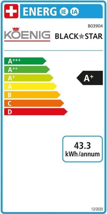 Energy Label Koenig Black Star
