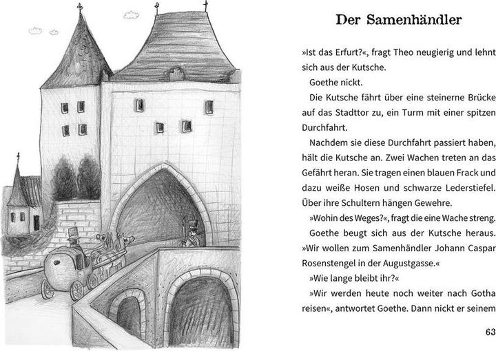 Produktbild Almas geheimer Garten - Mit dem Schinkenwurz zu Goethe (Deutsch, Birgit Hedemann, 2017)
