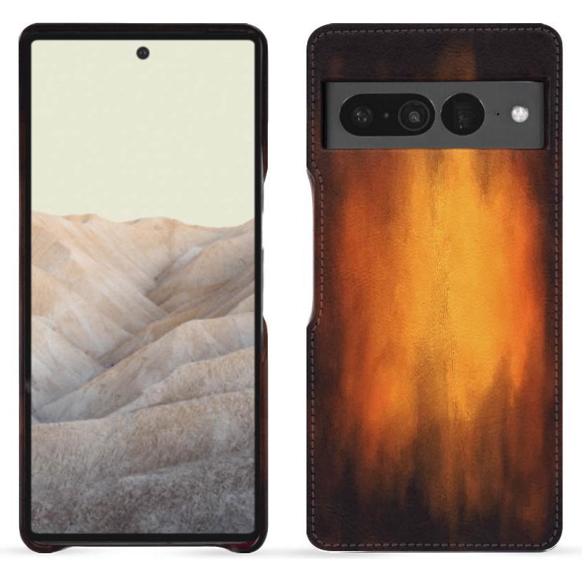 Noreve Lederschutzhülle (Google Pixel 7 Pro), Smartphone Hülle, Violett
