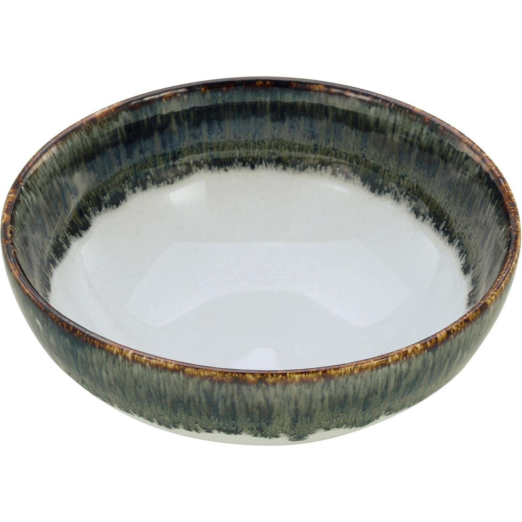 4x CreaTable Buddha Bowl 17,5cm stein, Schüssel + Schale, Grau
