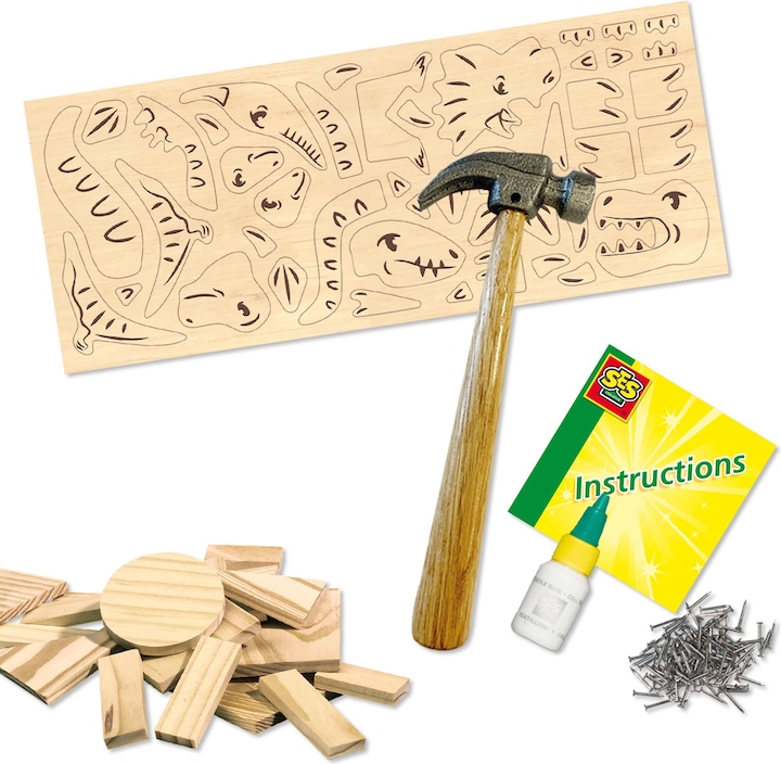 Image du produit Ses Kit de travail en bois Creative Dinosaure